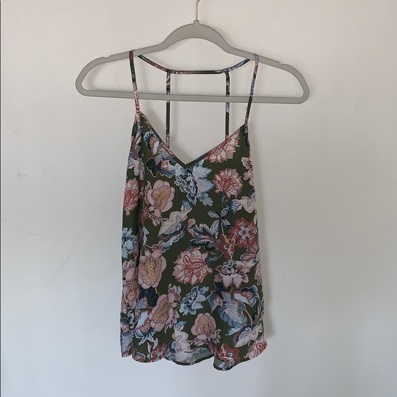 Anthropologie Tops - Anthropologie x Maison  Du Soir Green Floral Tank